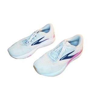 Brooks Ghost 16 Women's Size 10.5 Gray Pink Running Shoes Sneakers 1204071B175